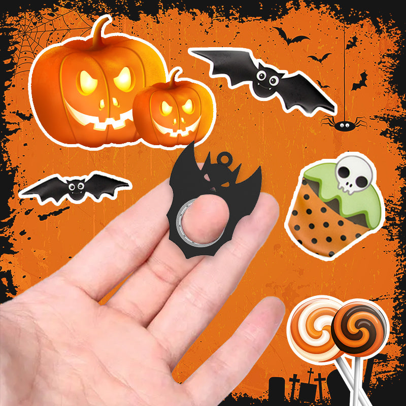 Halloween Kreative Fidget Spinner Spielzeug Bat Dämon Geist Keychain Hand Spinner Anti-Angst Spielzeug Lindert Stress Flasche Opener Erwachsene kinder Spielzeug