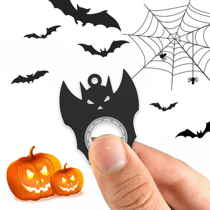 Halloween Kreative Fidget Spinner Spielzeug Bat Dämon Geist Keychain Hand Spinner Anti-Angst Spielzeug Lindert Stress Flasche Opener Erwachsene kinder Spielzeug